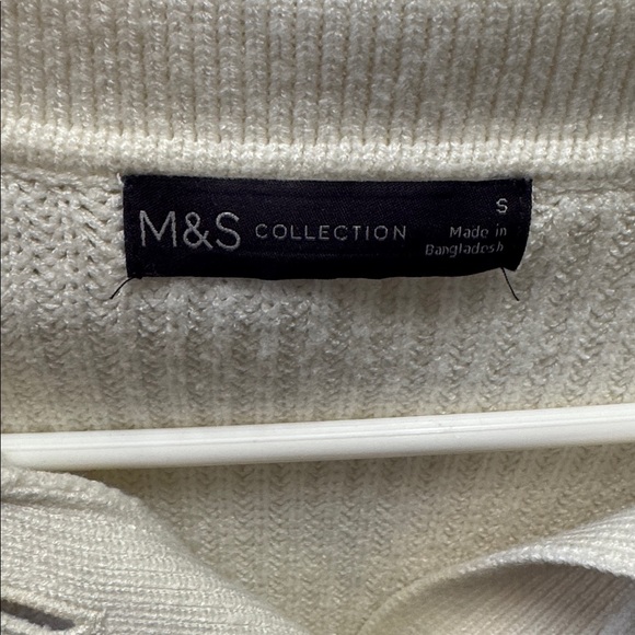 Marks & Spencer Off-White Cable Knit Cardigan - Picture 2 of 4